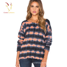 Damen Beautiful Cashmere Sweater Printing Designs